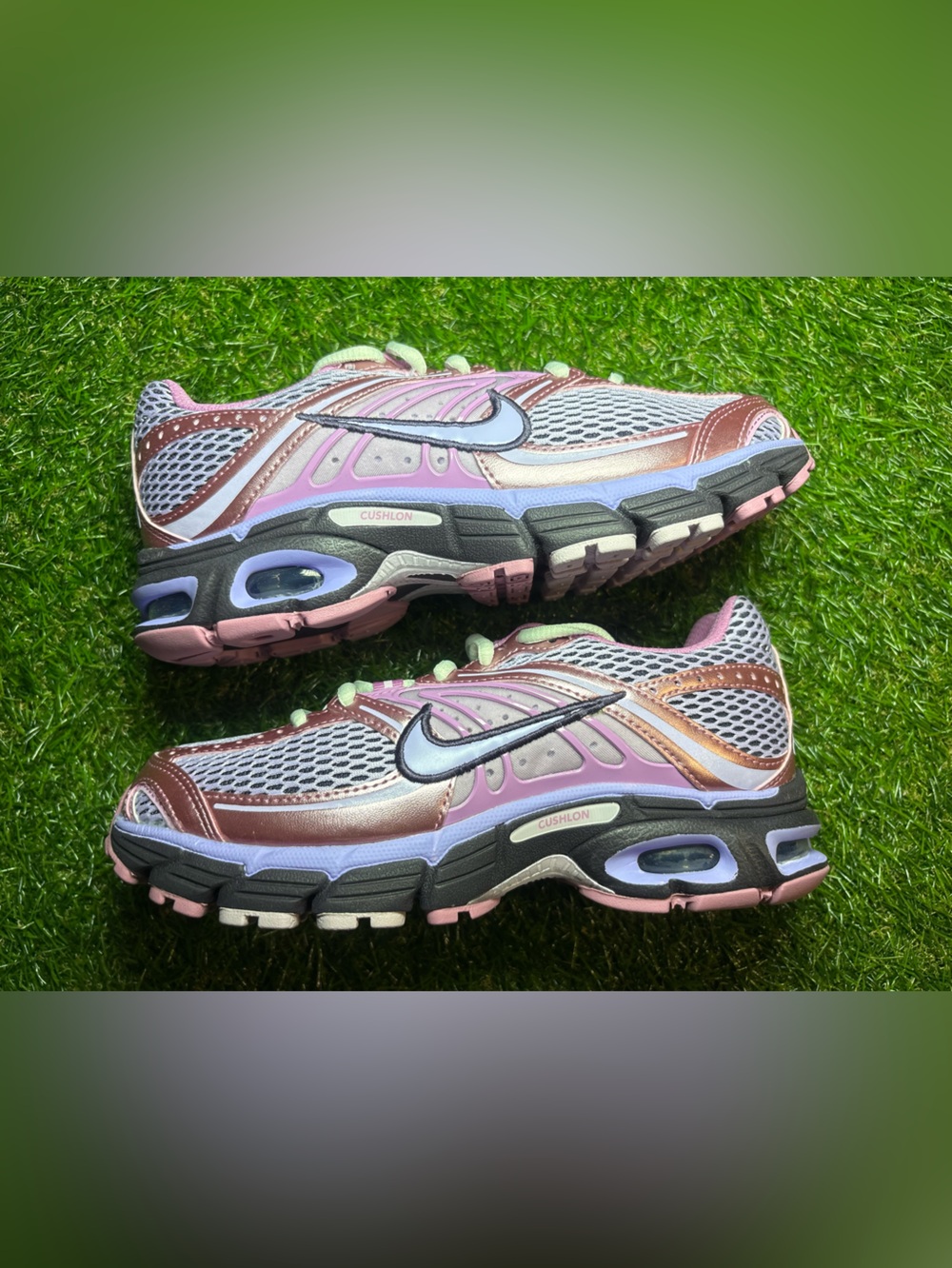 Nike Women's Pink, Lavender & Metallic Rose gold sneakers women’s size 6